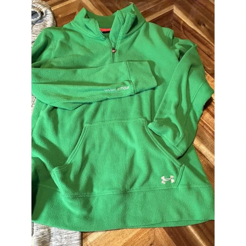 UNDER ARMOUR Pullover Lot Of 2 Storm Hoodie & Fleece Sweatshirt Size‎ XS